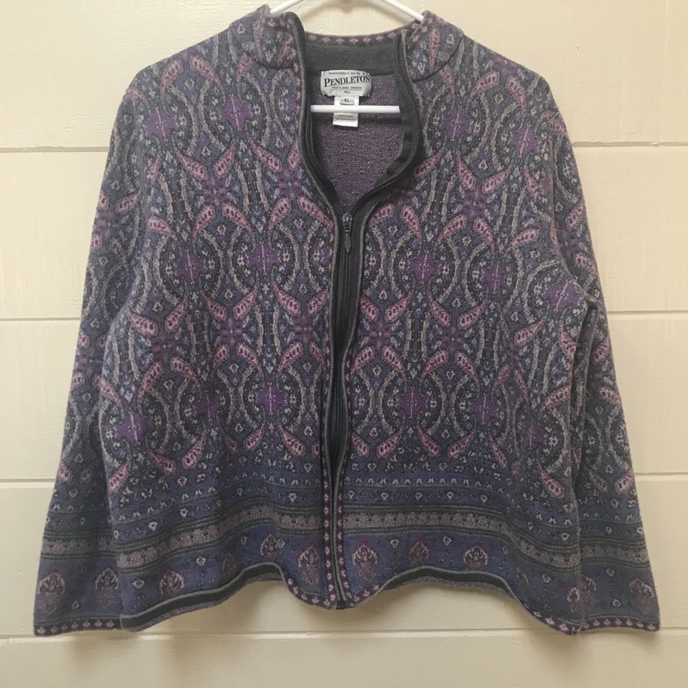 Pendleton • Marino Wool Zip Up Jacket XLarge